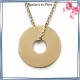 Collier filigrane en plaqué or 