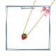 Collier filigrane en plaqué or 