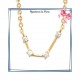 Collier filigrane en plaqué or 