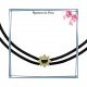 Collier filigrane en plaqué or 