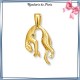 Collier filigrane en plaqué or 