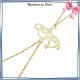 Collier filigrane en plaqué or 