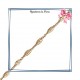 Collier filigrane en plaqué or 