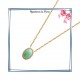 Collier filigrane en plaqué or 