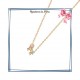 Collier filigrane en plaqué or 