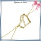 Collier filigrane en plaqué or 