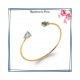 Collier filigrane en plaqué or 