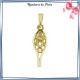 Collier filigrane en plaqué or 