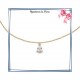 Collier filigrane en plaqué or 
