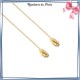 Collier filigrane en plaqué or 