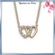Collier filigrane en plaqué or 