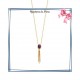 Collier filigrane en plaqué or 