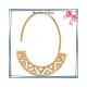 Collier filigrane en plaqué or 