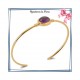 Collier filigrane en plaqué or 