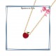 Collier filigrane en plaqué or 