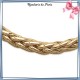 Collier filigrane en plaqué or 