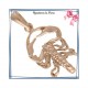 Collier filigrane en plaqué or 
