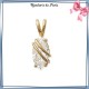 Collier filigrane en plaqué or 