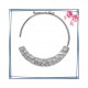 Collier filigrane en plaqué or 