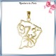 Collier filigrane en plaqué or 