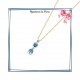 Collier filigrane en plaqué or 