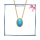 Collier filigrane en plaqué or 