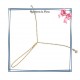 Collier filigrane en plaqué or 