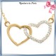 Collier filigrane en plaqué or 