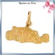 Collier filigrane en plaqué or 
