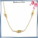 Collier filigrane en plaqué or 