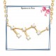 Collier filigrane en plaqué or 