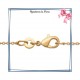 Collier filigrane en plaqué or 