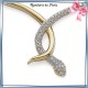 Collier filigrane en plaqué or 