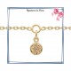 Collier filigrane en plaqué or 