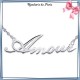 Collier filigrane en plaqué or 