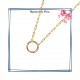 Collier filigrane en plaqué or 