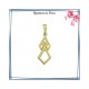Collier filigrane en plaqué or 