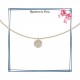 Collier filigrane en plaqué or 