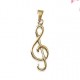Collier filigrane en plaqué or 
