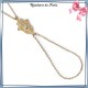 Collier filigrane en plaqué or 