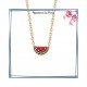 Collier filigrane en plaqué or 