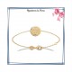 Collier filigrane en plaqué or 