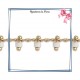 Collier filigrane en plaqué or 