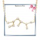 Collier filigrane en plaqué or 