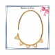 Collier filigrane en plaqué or 