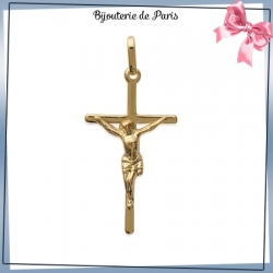 Crucifix plaqué or