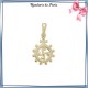 Collier filigrane en plaqué or 