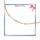 Collier filigrane en plaqué or 