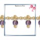 Collier filigrane en plaqué or 