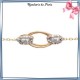 Collier filigrane en plaqué or 